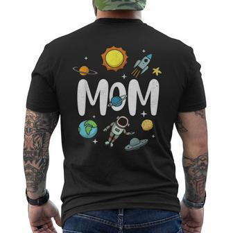 Outer This World Space Mom Party Men's Back Print T-shirt | Mazezy AU