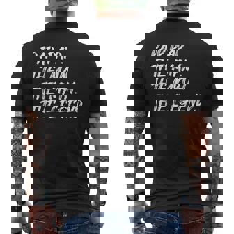 Pap Pap The Man The Myth The Legend Funny Family Kids Mens Back Print T-shirt - Seseable