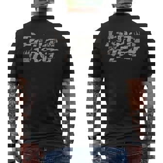 Papa Bear Fathers Day For Dad Men's Back Print T-shirt | Mazezy