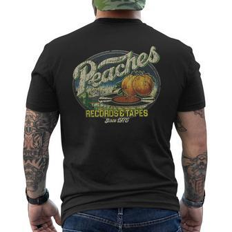 Peaches Records & Tapes 1975 Men's T-shirt Back Print - Seseable