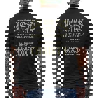 Personalized Birthday Gift Idea For Person Named Christy Mens Back Print T-shirt - Seseable