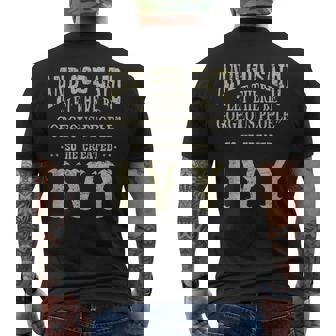 Personalized Birthday Gift Idea For Person Named Ivy Mens Back Print T-shirt - Seseable