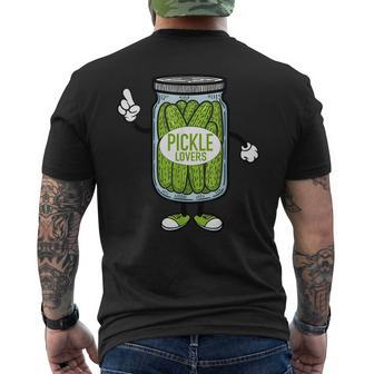 Pickles Funny Canning Food Quote Just Girls Who Love Pickles Mens Back Print T-shirt | Mazezy
