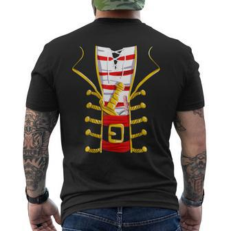 Pirate Costume Buccaneer Men's Back Print T-shirt | Mazezy