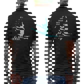 Plie Chasse Jete All Day T Cute Dynamic Dance Tee Men's Back Print T-shirt | Mazezy