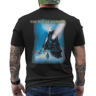 Polar Express Big Train Men's T-shirt Back Print - Seseable