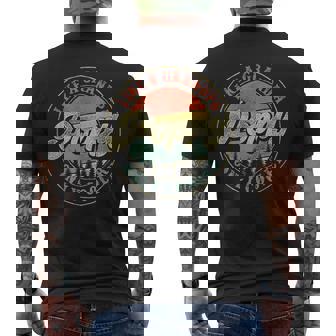 Poppy Like A Grandpa Only Cooler Vintage Retro Poppy Grandpa Men's Back Print T-shirt | Mazezy