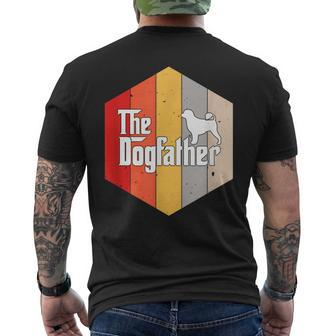 Portuguese Water Dog Retro Vintage Dog Father Gift Mens Back Print T-shirt | Mazezy