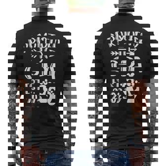 Promoted To Gpa 2023 First Time Fathers Day New Dad Men's Back Print T-shirt | Mazezy