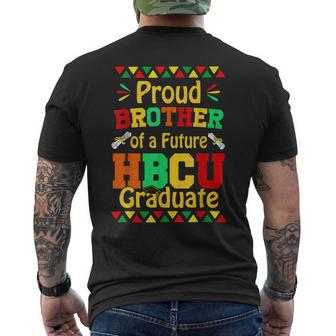 Proud Brother Of A 2023 Graduate Future Hbcu Graduate Mens Back Print T-shirt - Thegiftio