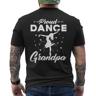 Proud Dance Grandpa For Dancing Lovers Men's Back Print T-shirt | Mazezy