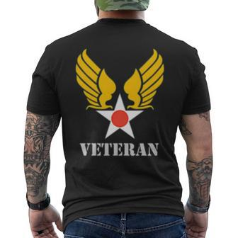 Proud US Army Air Corps Veteran Military Veterans Day Men's T-shirt Back Print - Seseable