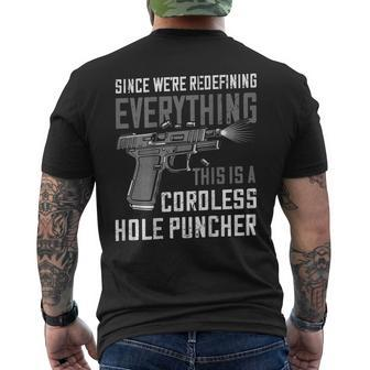 Were Redefining Everything This Is A Cordless On Back Men's T-shirt Back Print - Seseable