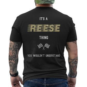 Reese Cool Last Name Family Names Mens Back Print T-shirt - Seseable