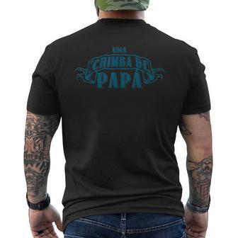 Regalo Para Papa Colombia Bestcolombian Dad Ever Spanish Gift For Mens Men's Crewneck Short Sleeve Back Print T-shirt | Mazezy