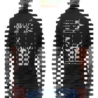 Regular Dad Lifting Dad Fathers Day Best Daddy Ever Workout Men's T-shirt Back Print - Thegiftio UK