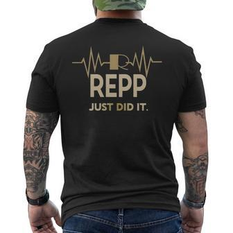 Repp Just Did I Mens Back Print T-shirt - Seseable