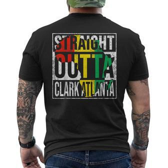 Retro Atlanta Ga State Vintage Clark 155Th Birthday Men's T-shirt Back Print - Seseable