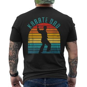 Retro Karate Dad Apparel - Vintage Karate Dad Men's T-shirt Back Print - Seseable