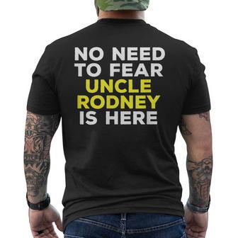 Rodney Funny Uncle Gift Family Graphic Name Gift For Mens Mens Back Print T-shirt - Seseable