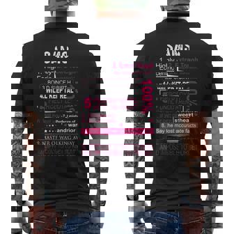 Sams Name Gift Sams V2 Mens Back Print T-shirt | Seseable UK
