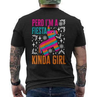 San Antonio Kinda Girl Cinco De Mayo Mexican Fiesta Party Men's Back Print T-shirt | Mazezy