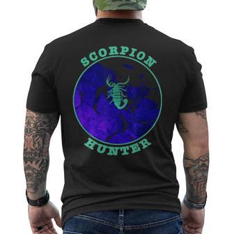 Scorpion Hunter Arachnids Desert Night Watch Men's T-shirt Back Print - Seseable