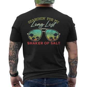 Searching For My Long Lost Shaker Of Salt Shaker Men's Back Print T-shirt | Mazezy