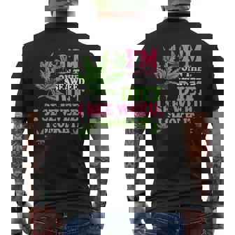Im On The Seaweed Diet I See Weed I Smoke It Smoking It Men's Back Print T-shirt | Mazezy