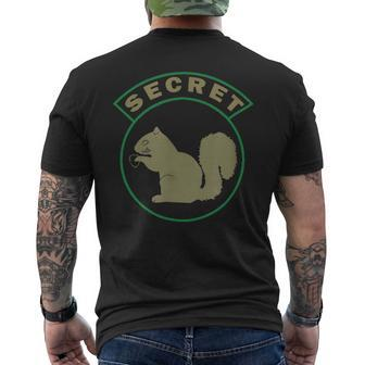 Secret Squirrel Intelligence Air Force Dod Patch Men's T-shirt Back Print - Seseable