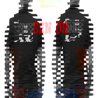 Senior 2023 Class Grad Proud Dad Class Of 2023 Funny Gift Mens Back Print T-shirt | Mazezy