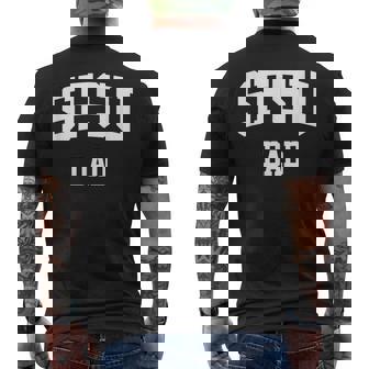 Sfsu Dad Athletic Arch College University Alumni Men's T-shirt Back Print | Seseable UK