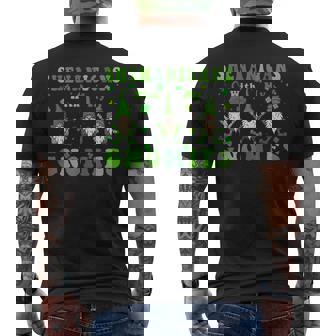 Shenanigans With My Gnomies Men's Back Print T-shirt | Mazezy