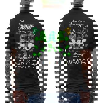 Shenanigans With My Gnomies St Patricks Day Gnomes Squad Men's Back Print T-shirt | Mazezy