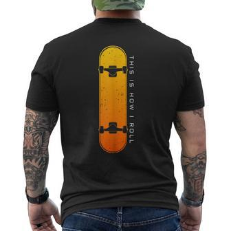 Skateboarding Skateboard Clothing - Skateboarder Skateboard Men's Back Print T-shirt | Mazezy