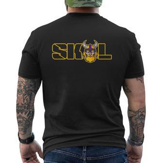 Skol Viking Football Fan Men's T-shirt Back Print - Thegiftio UK