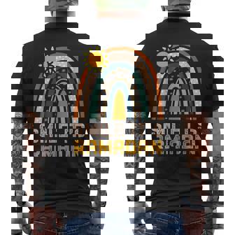 Smile Its Ramadan - Muslim Eid Mubarak Islamic Ramadan Men's Back Print T-shirt | Mazezy