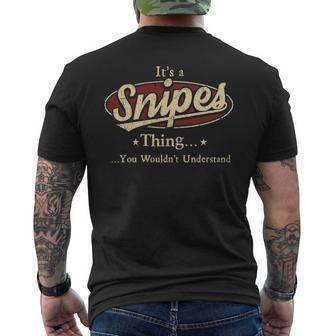 Snipes Personalized Name Name Print S With Name Snipes Men's T-shirt Back Print - Seseable