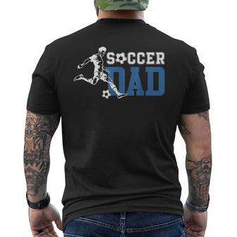 Mens Soccer Dad Life For Fathers Day Birthday For Men Men's T-shirt Back Print - Seseable