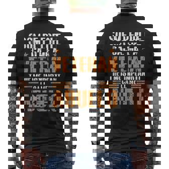 Some People Call Me Veteran Most Important Call Me Abuelo Mens Back Print T-shirt | Mazezy