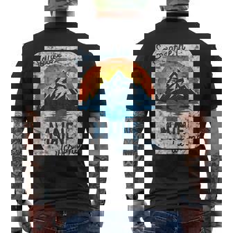 Someone In Maine Loves Me Men's Back Print T-shirt | Mazezy