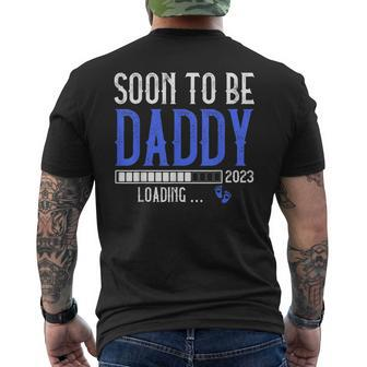 Soon To Be Daddy Est2023 New Dad Pregnancy Gift For Mens Mens Back Print T-shirt