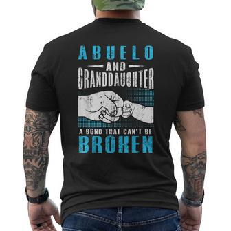 Spanish Grandpa Abuelo Granddaughter Fathers Day Mens Back Print T-shirt | Mazezy