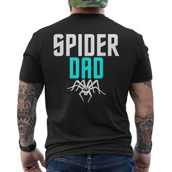 Spider Dad Tarantula Spider Father Mens Back Print T-shirt | Mazezy