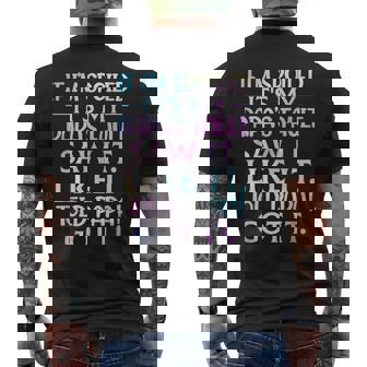 If Im Spoiled Its My Papas Fault Grandkids Men's T-shirt Back Print - Thegiftio UK