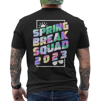 Spring Break Squad 2023 Vacation Trip Cousin Matching Team Men's Back Print T-shirt | Mazezy