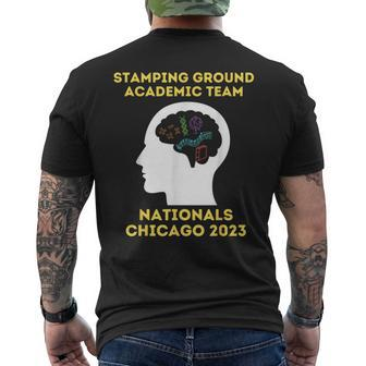 Stamping Ground Academic Team Mens Back Print T-shirt | Mazezy