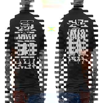 Storecastle Best Jamaican Dad Ever Men's Back Print T-shirt | Mazezy