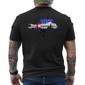 Submarine Veteran Ssn-788 Uss Colorado U-Boat Men's T-shirt Back Print - Seseable