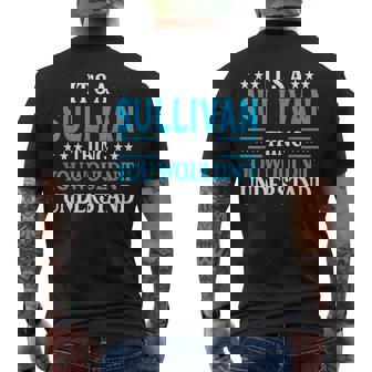 Sullivan Thing Personal Name Sullivan Men's T-shirt Back Print - Seseable